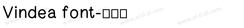 Vindea font字体转换